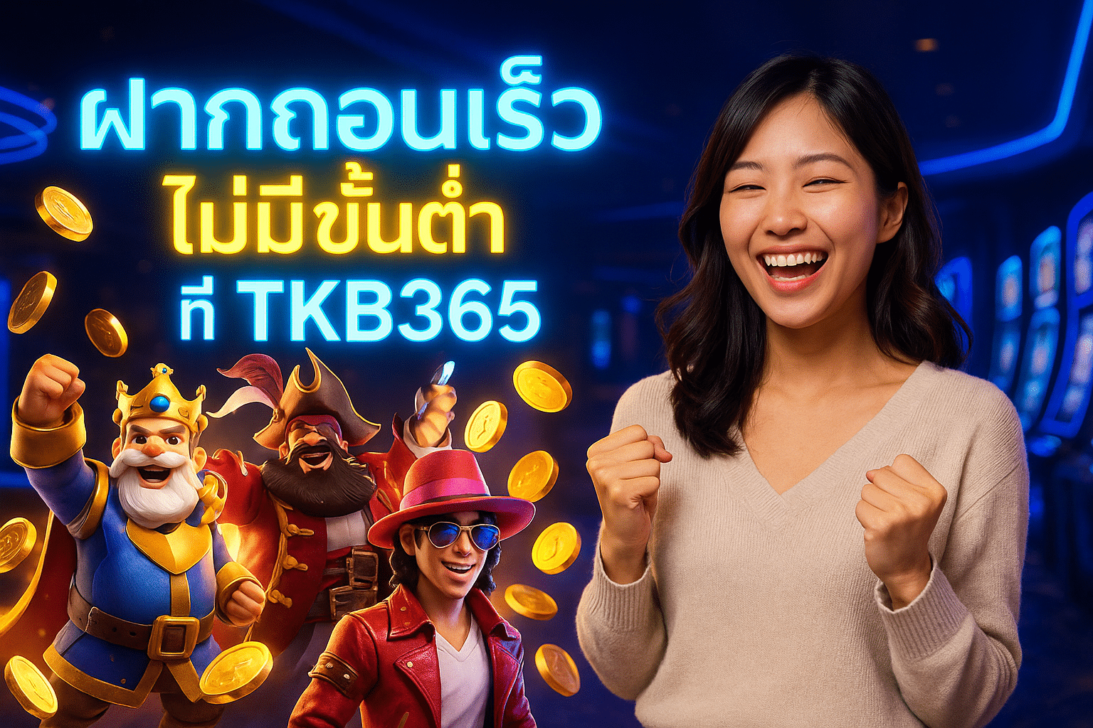 ฝากถอนเร็ว ไม่มีขั้นต่ำ ที่ TKB365