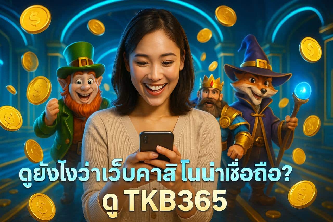 ดูยังไงว่าเว็บคาสิโนน่าเชื่อถือ? ดู TKB365