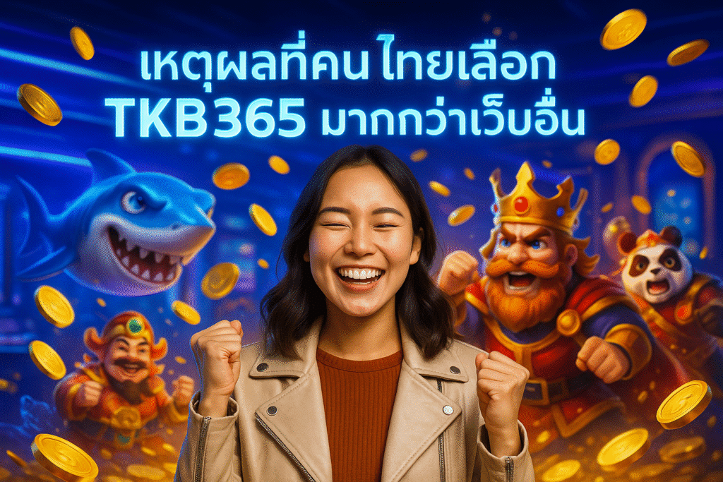เหตุผลที่คนไทยเลือก TKB365 มากกว่าเว็บอื่น